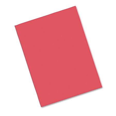 Pacon Riverside Construction Paper, 76lb, 18 x 24, Red, 50PK 103455